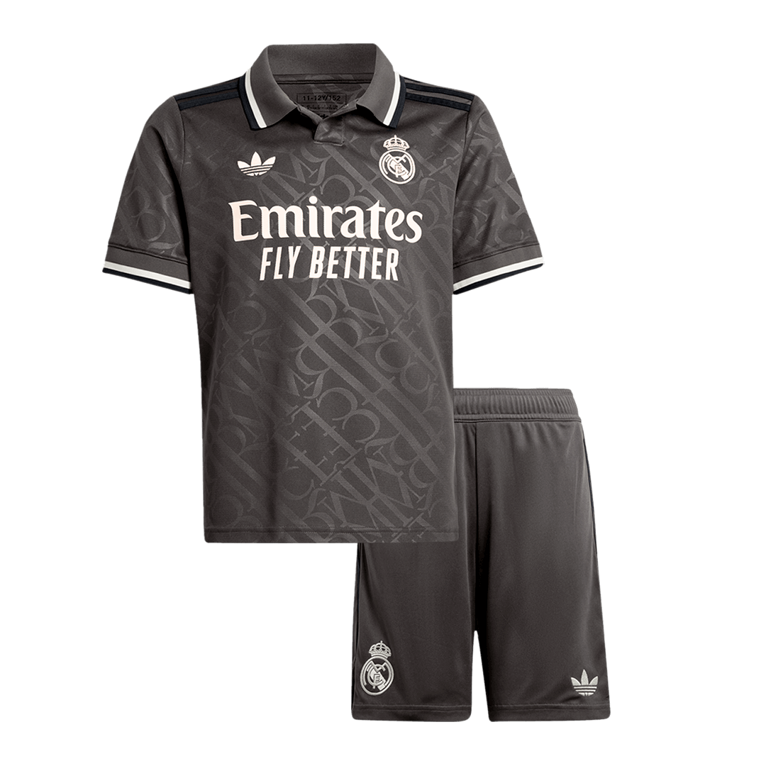 Kid's Real Madrid Third Away Soccer Jersey Kit(Jersey+Shorts) 2024/25 Nej Dresy Obchod