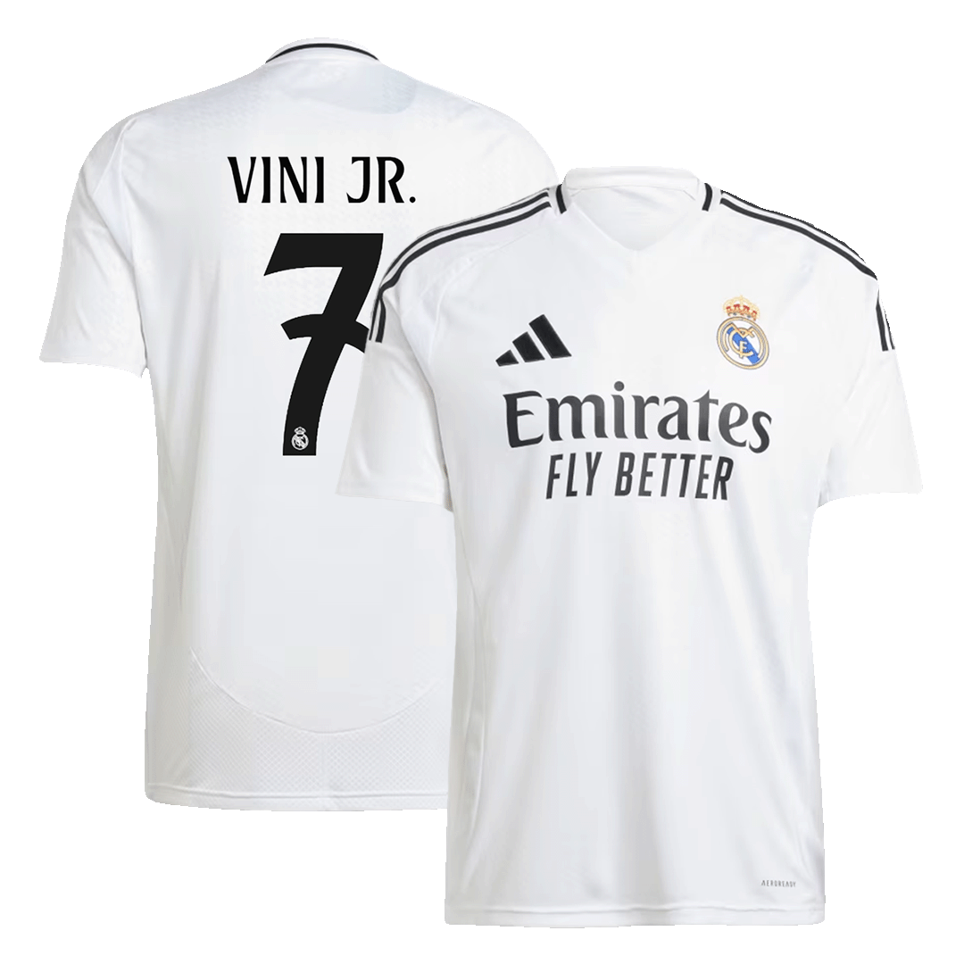 VINI JR. #7 Real Madrid Home Soccer Jersey 2024/25 Nej Dresy Obchod