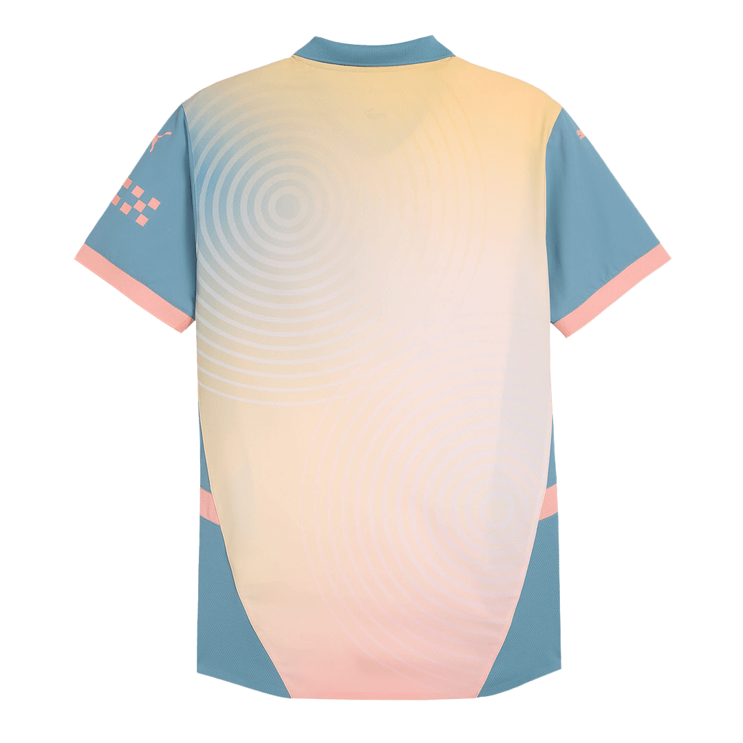 Player Version Manchester City Fourth Away Soccer Jersey 2024/25- Definitely City (UCL) Nej Dresy Obchod