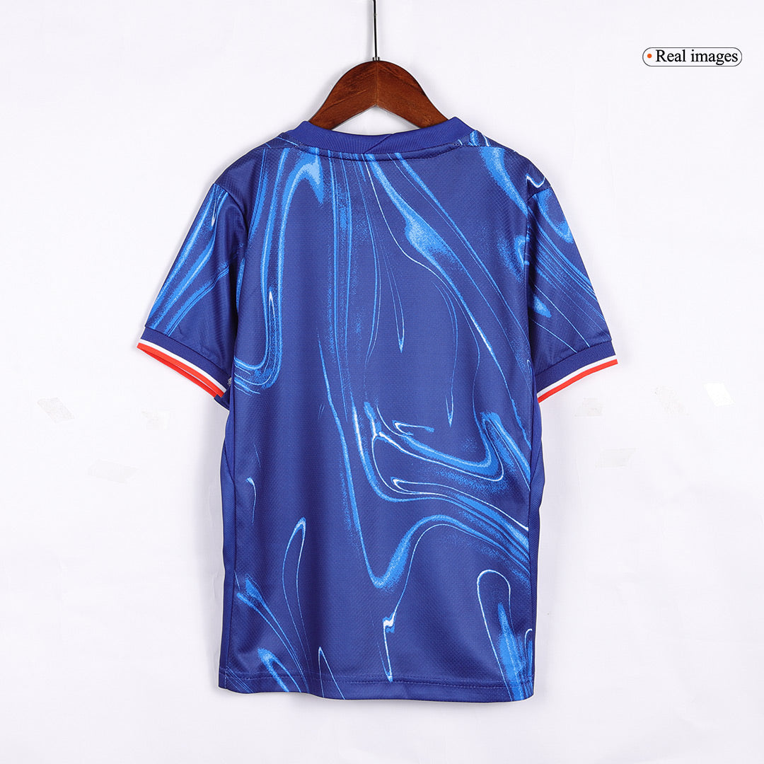 Kid's Chelsea Home Soccer Jersey Kit(Jersey+Shorts) 2024/25 Nej Dresy Obchod