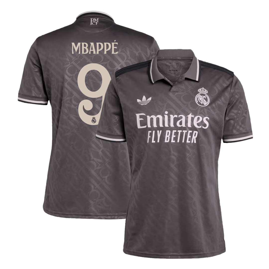 MBAPP? #9 Real Madrid Third Away Soccer Jersey 2024/25 Nej Dresy Obchod