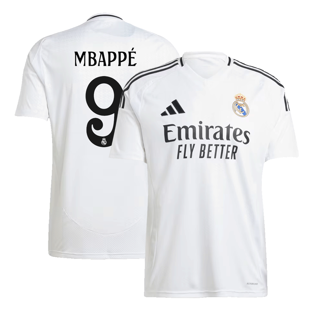 MBAPP? #9 Real Madrid Home Soccer Jersey 2024/25 Nej Dresy Obchod