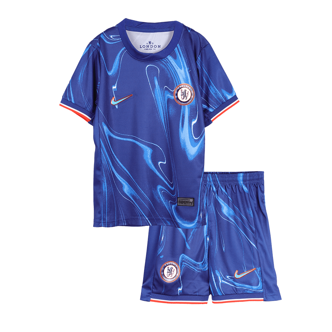 Kid's Chelsea Home Soccer Jersey Kit(Jersey+Shorts) 2024/25 Nej Dresy Obchod