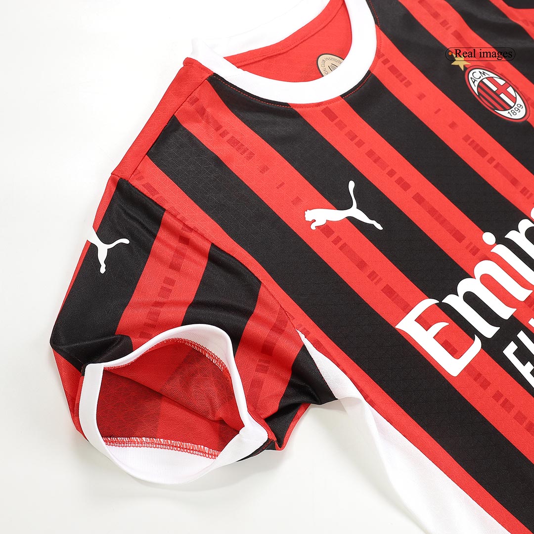 Player Version PULISIC #11 AC Milan Home Soccer Jersey 2024/25 Nej Dresy Obchod