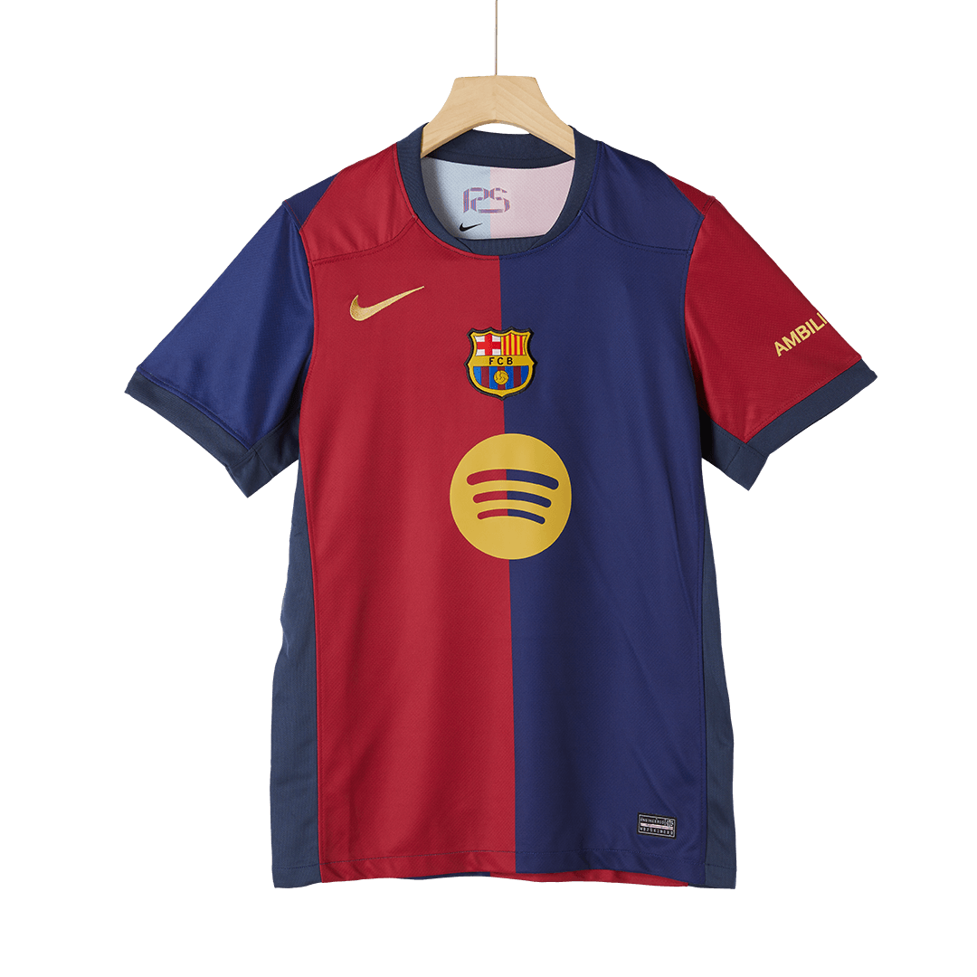 Barcelona Home Soccer Jersey 2024/25-Spotify Logo Without Text Nej Dresy Obchod