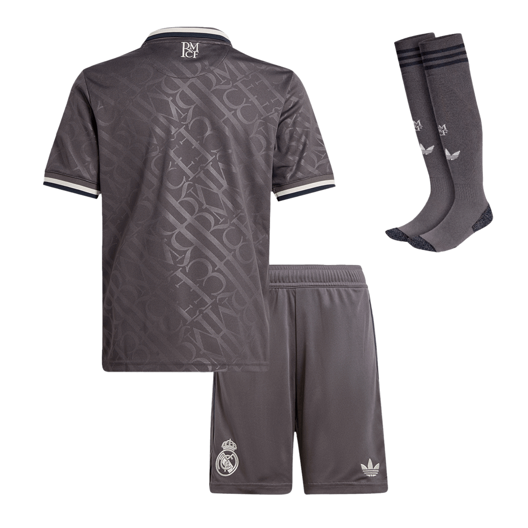 Kid's Real Madrid Third Away Soccer Jersey Kit(Jersey+Shorts+Socks) 2024/25 Nej Dresy Obchod