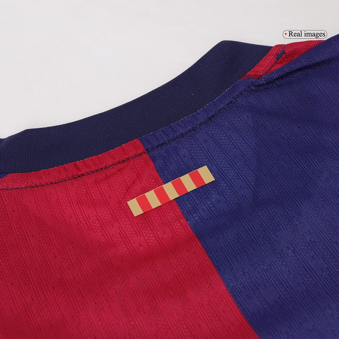 Player Version F.DE JONG #21 Barcelona Home Soccer Jersey 2024/25 Nej Dresy Obchod