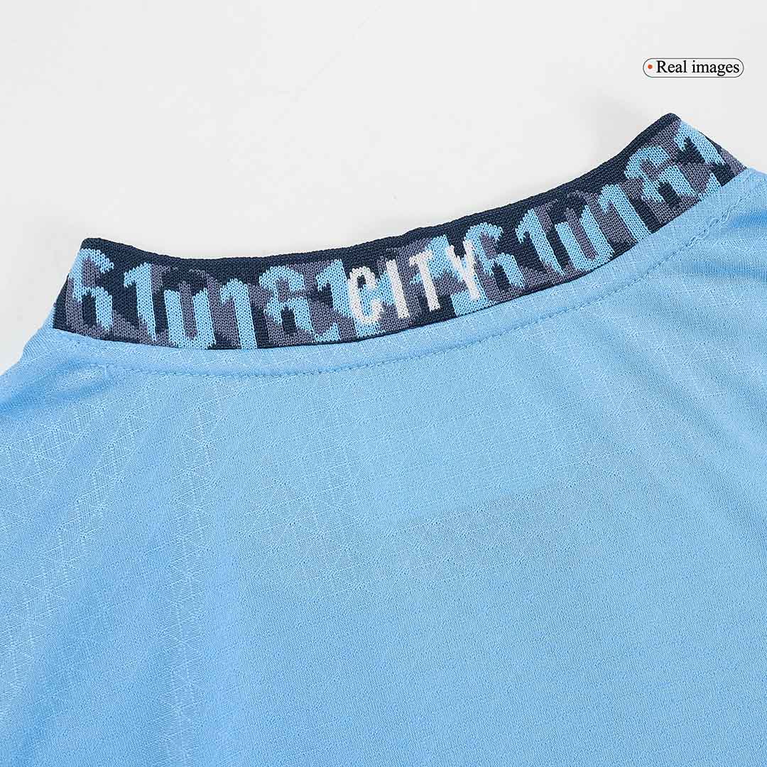 Player Version Manchester City Home Soccer Jersey 2024/25 Nej Dresy Obchod
