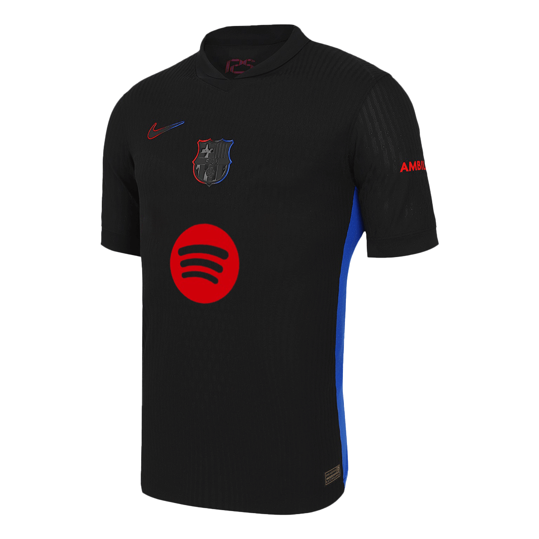 Player Version Barcelona Away Soccer Jersey 2024/25 - Spotify Logo Without Text Nej Dresy Obchod