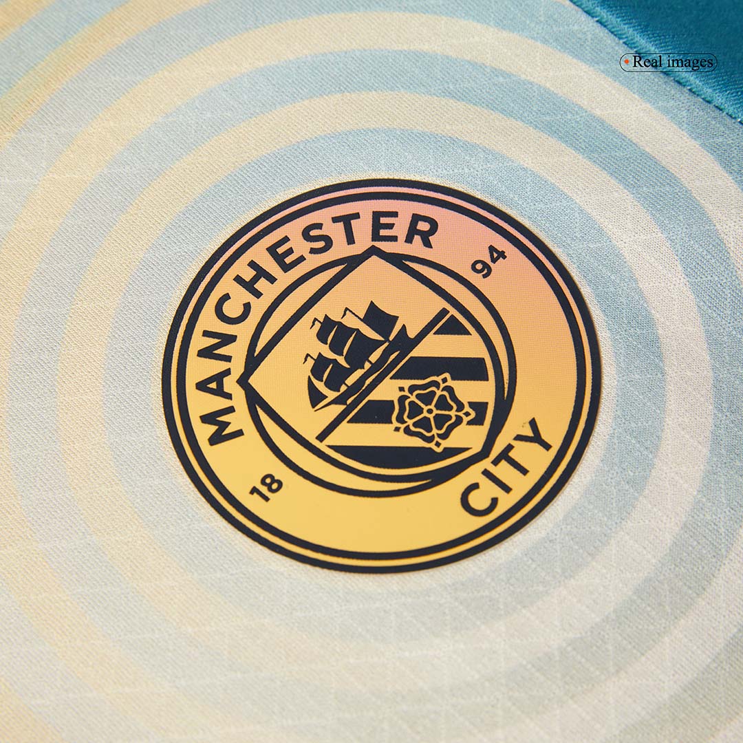 Player Version Manchester City Fourth Away Soccer Jersey 2024/25- Definitely City (UCL) Nej Dresy Obchod