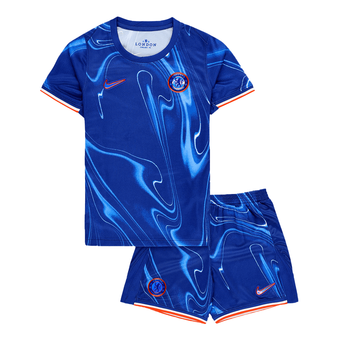 Kid's Chelsea Home Soccer Jersey Kit(Jersey+Shorts) 2024/25 Nej Dresy Obchod