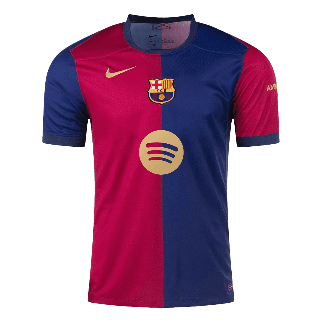 Barcelona Home Soccer Jersey 2024/25-Spotify Logo Without Text Nej Dresy Obchod