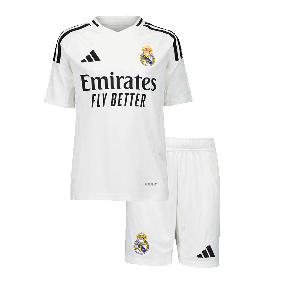 Kid's Real Madrid Home Soccer Jersey Kit(Jersey+Shorts) 2024/25 Nej Dresy Obchod