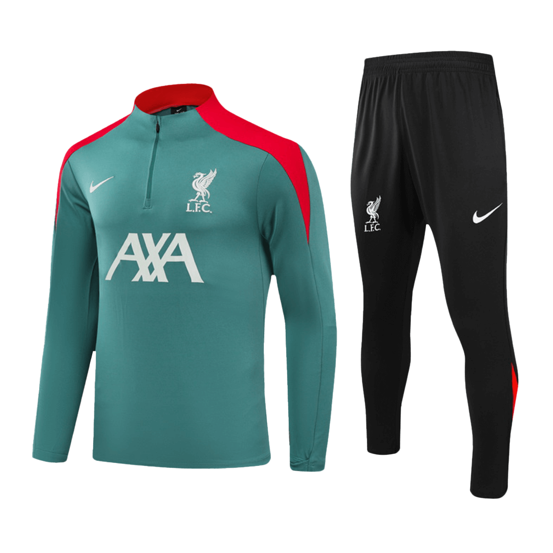 Kid's Liverpool Zipper Sweatshirt Kit(Top+Pants) 2024/25 Nej Dresy Obchod