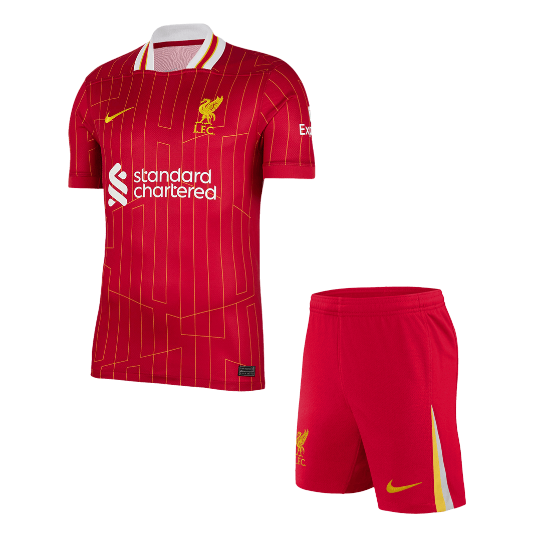 Liverpool Home Soccer Jersey Kit(Jersey+Shorts) 2024/25 Nej Dresy Obchod