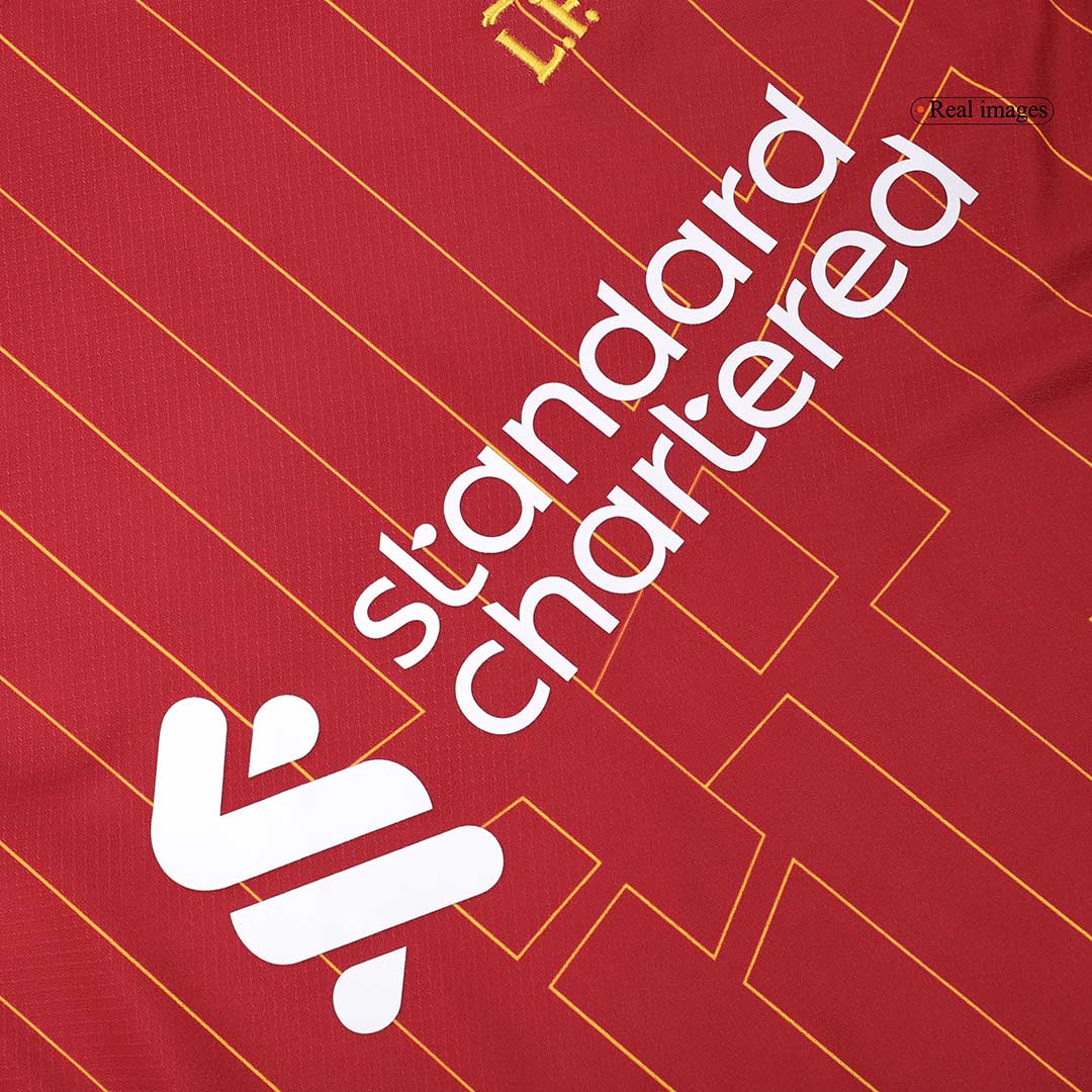 M.SALAH #11 Liverpool Home Soccer Jersey 2024/25 - UCL Nej Dresy Obchod