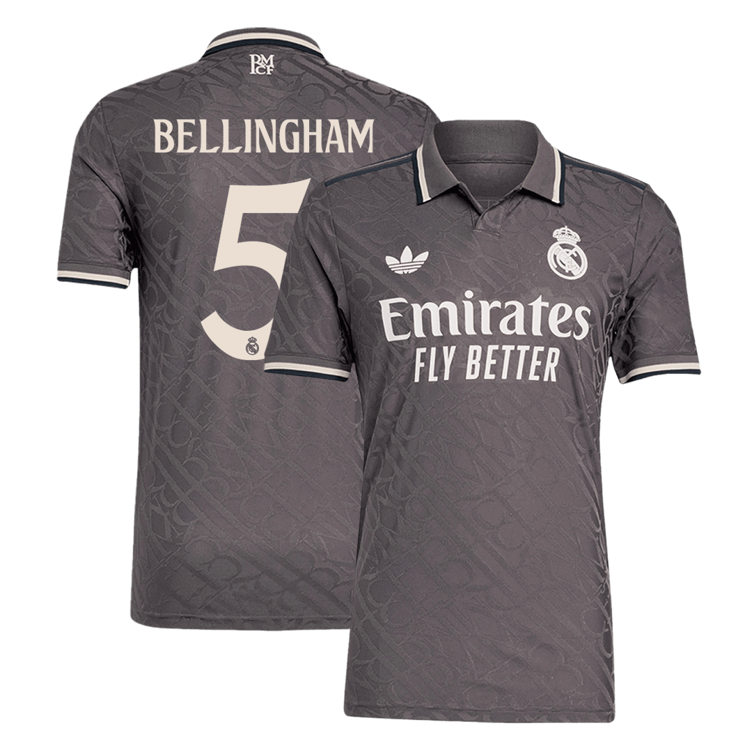 Player Version BELLINGHAM #5 Real Madrid Third Away Soccer Jersey 2024/25 Nej Dresy Obchod