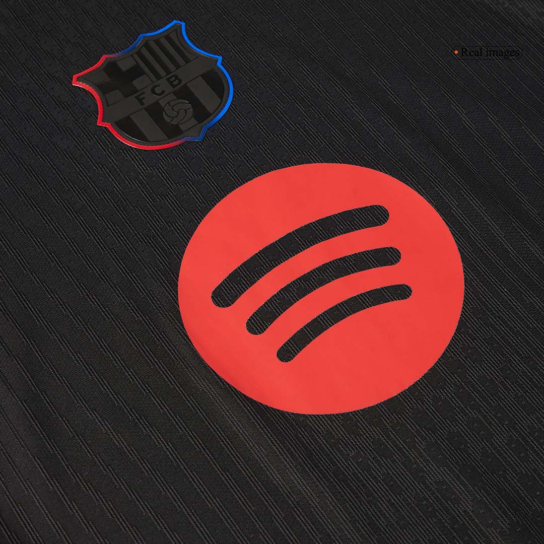 Player Version Barcelona Away Soccer Jersey 2024/25 - Spotify Logo Without Text Nej Dresy Obchod