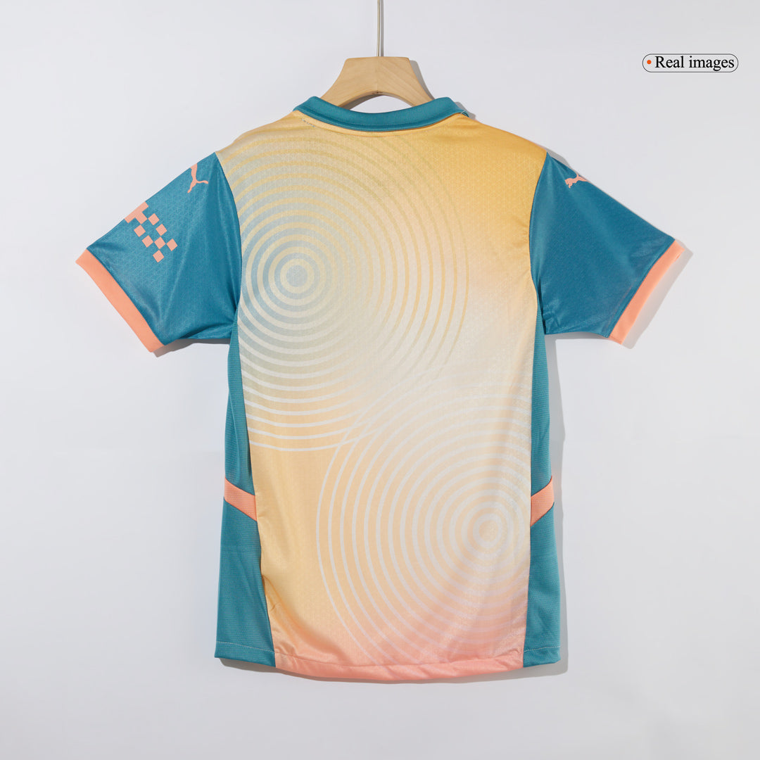 Player Version Manchester City Fourth Away Soccer Jersey 2024/25- Definitely City (UCL) Nej Dresy Obchod