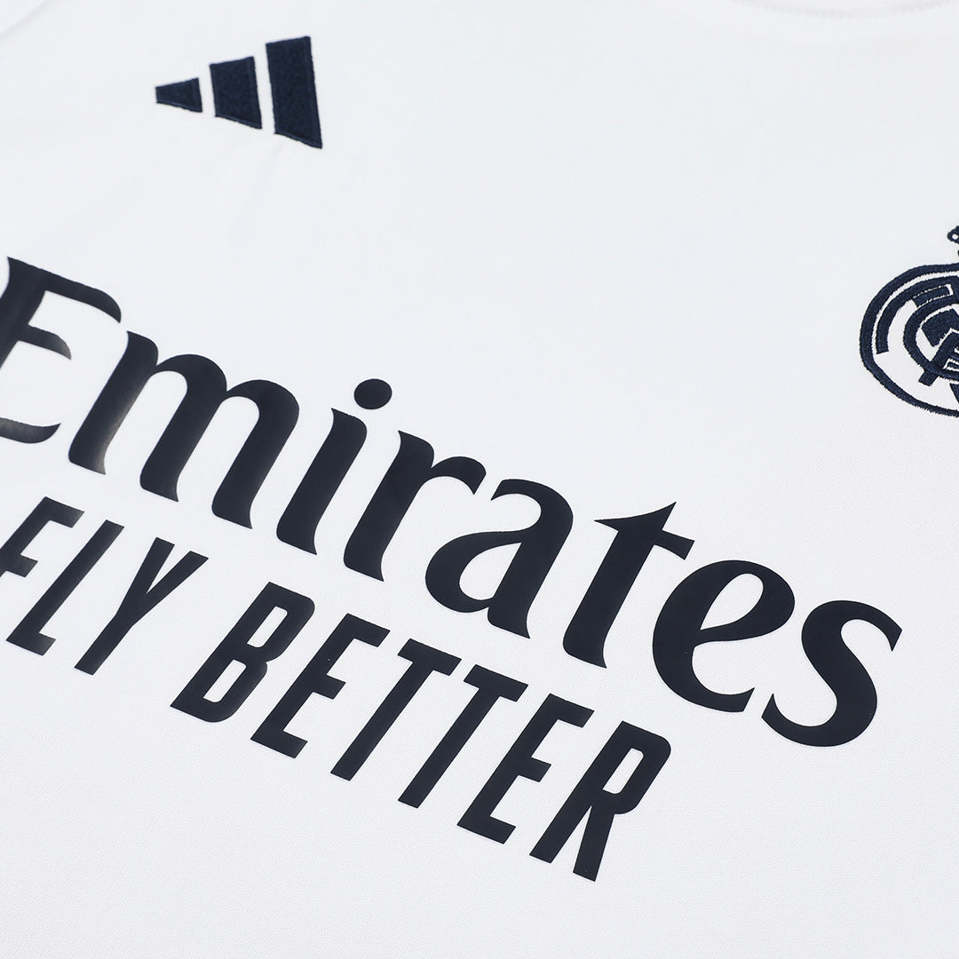 Real Madrid Pre-Match Soccer Jersey Vest Kit(Jersey+Shorts) 2024/25 Nej Dresy Obchod