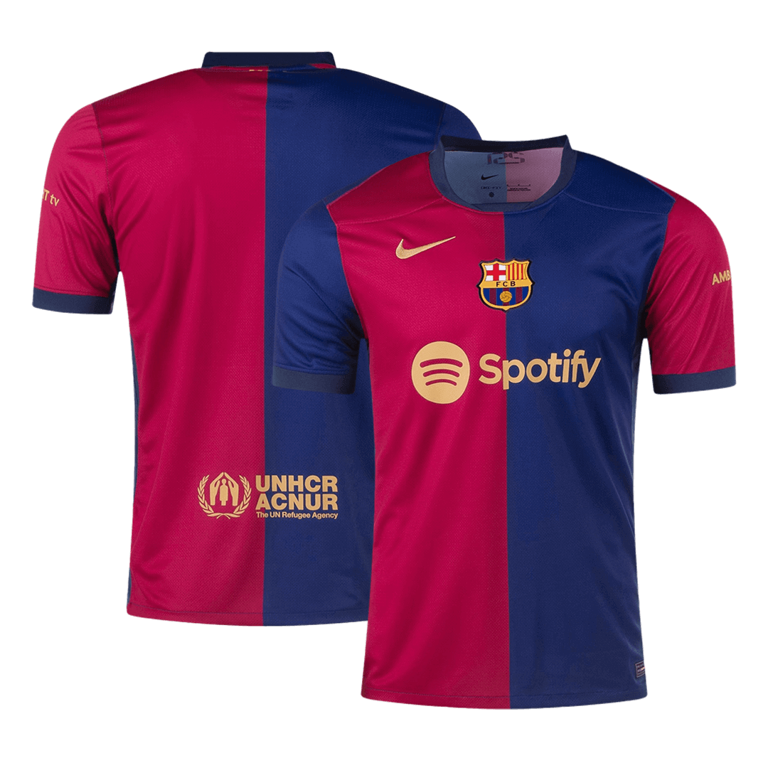 Barcelona 2024/25 Home Soccer Jersey Nej Dresy Obchod