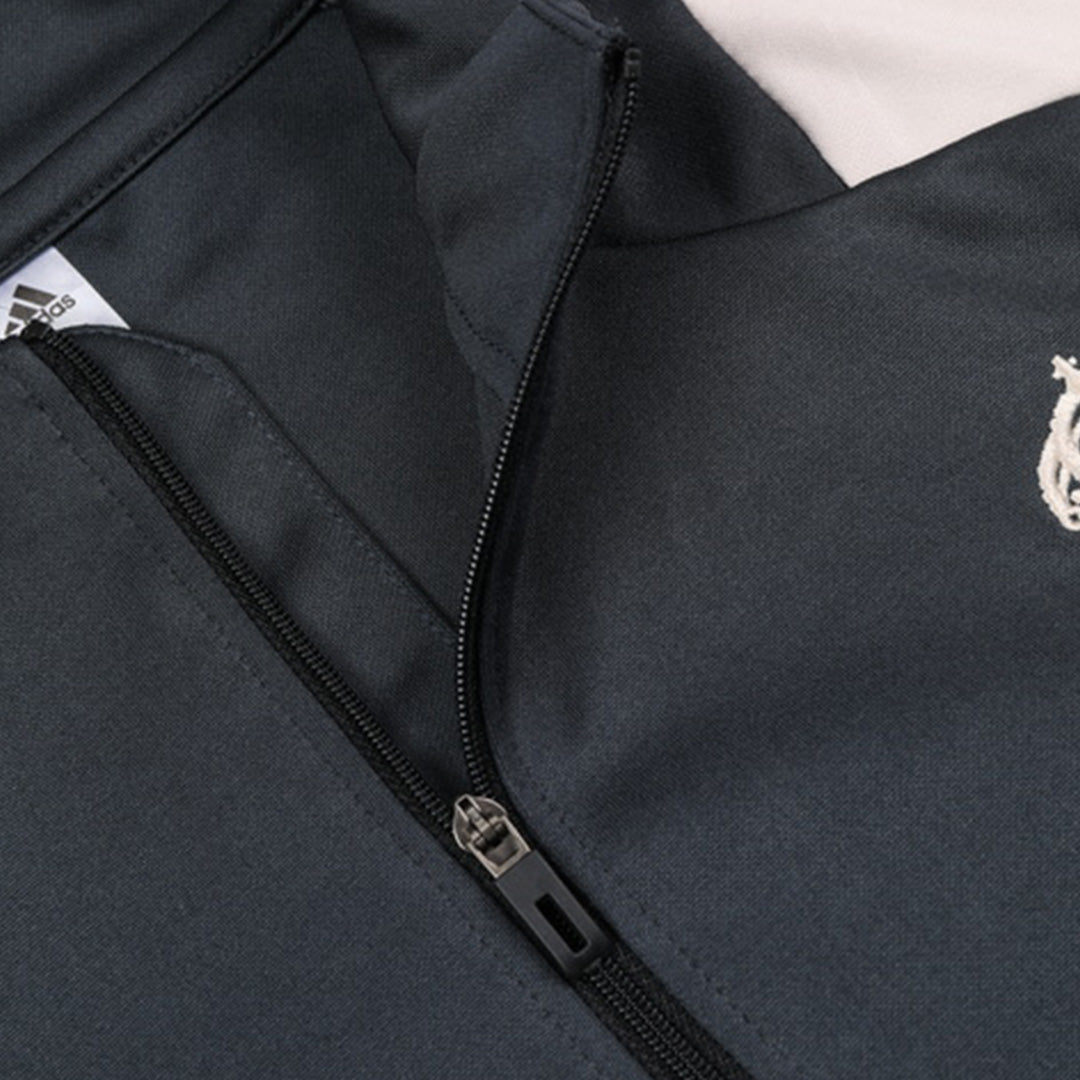 Kid's Real Madrid Zipper Sweatshirt Kit(Top+Pants) 2024/25 Nej Dresy Obchod