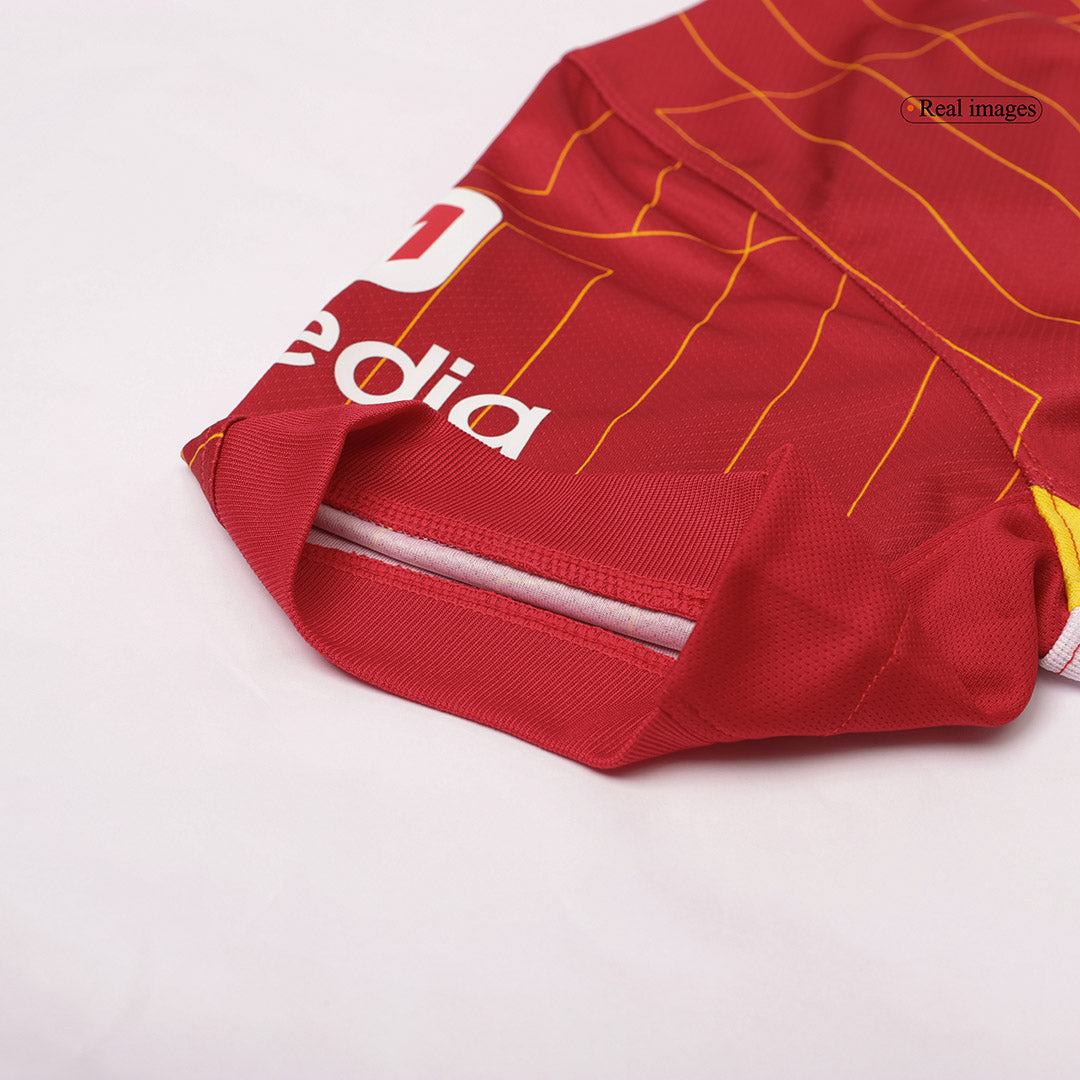 M.SALAH #11 Liverpool Home Soccer Jersey 2024/25 - UCL Nej Dresy Obchod