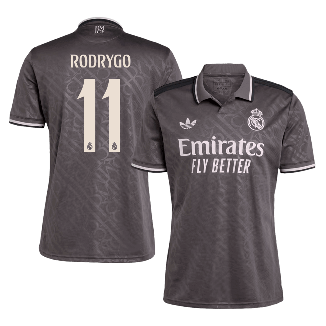 RODRYGO #11 Real Madrid Third Away Soccer Jersey 2024/25 Nej Dresy Obchod
