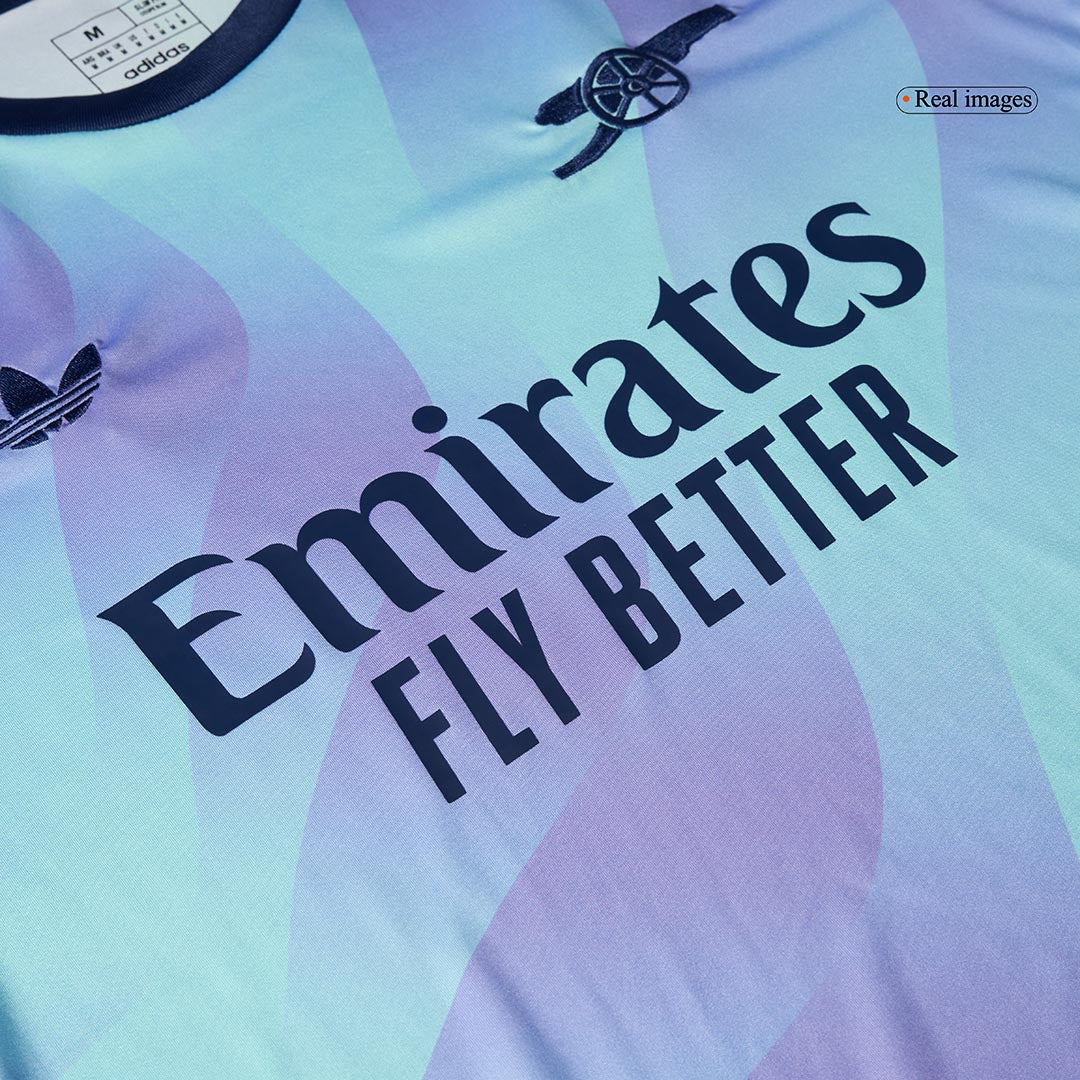 Arsenal Third Away Long Sleeve Soccer Jersey 2024/25 Nej Dresy Obchod