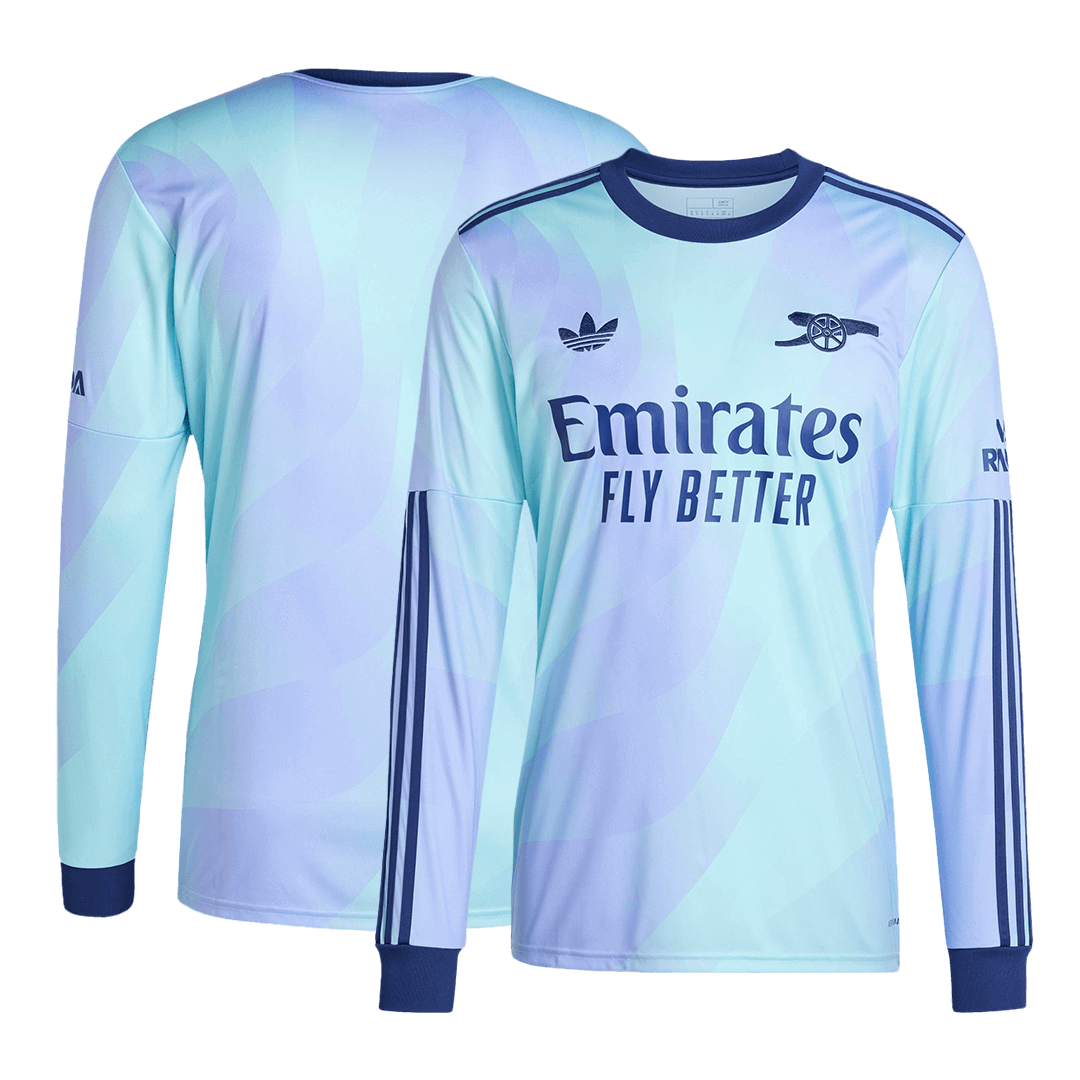 Arsenal Third Away Long Sleeve Soccer Jersey 2024/25 Nej Dresy Obchod