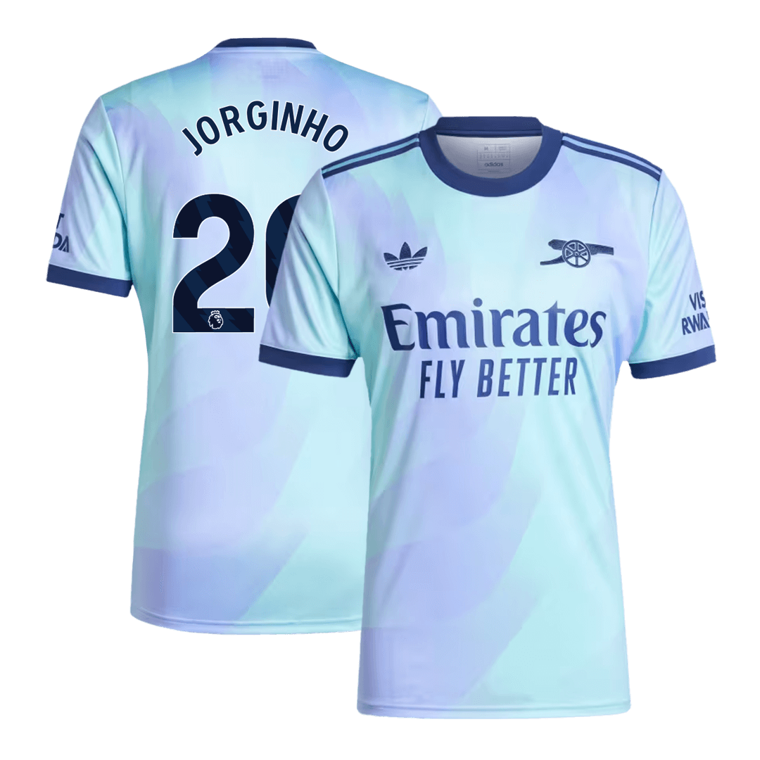 JORGINHO #20 Arsenal Third Away Soccer Jersey 2024/25 Nej Dresy Obchod