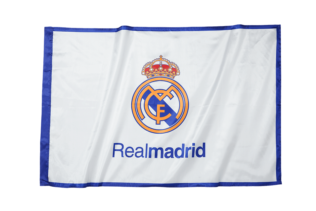 Real Madrid Team Flag White Nej Dresy Obchod