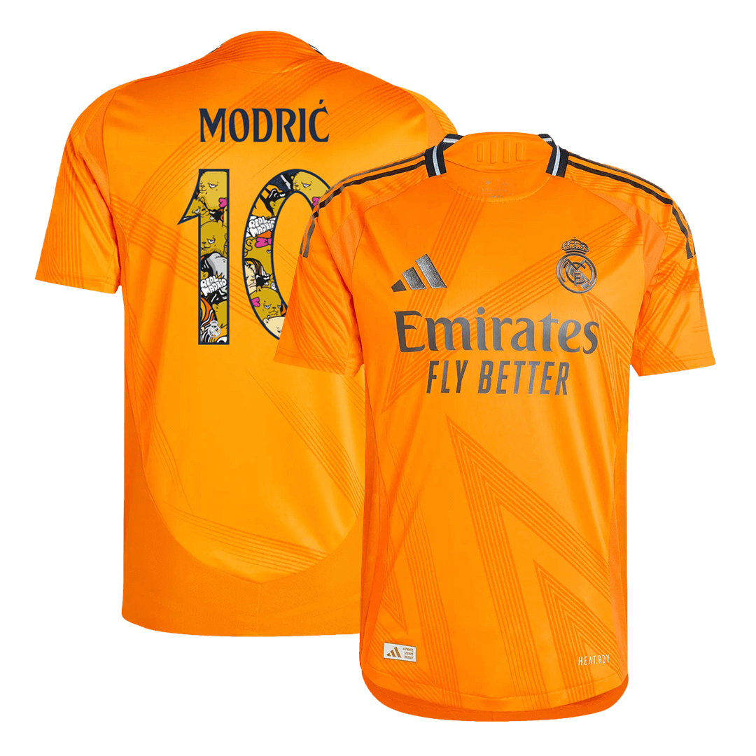 Player Version MODRI? #10 Real Madrid Away Soccer Jersey 2024/25 - Bear Champ Font Nej Dresy Obchod
