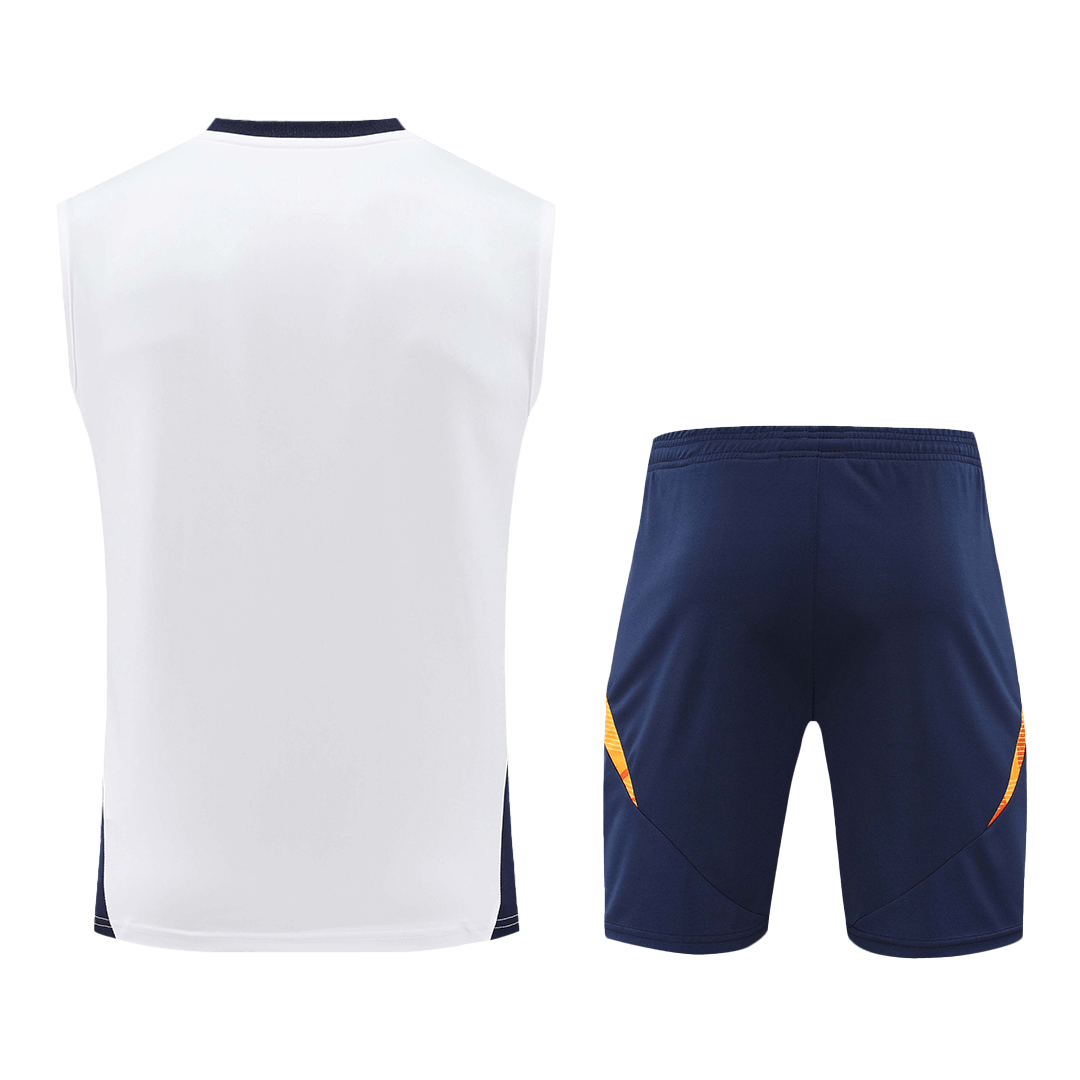 Real Madrid Pre-Match Soccer Jersey Vest Kit(Jersey+Shorts) 2024/25 Nej Dresy Obchod