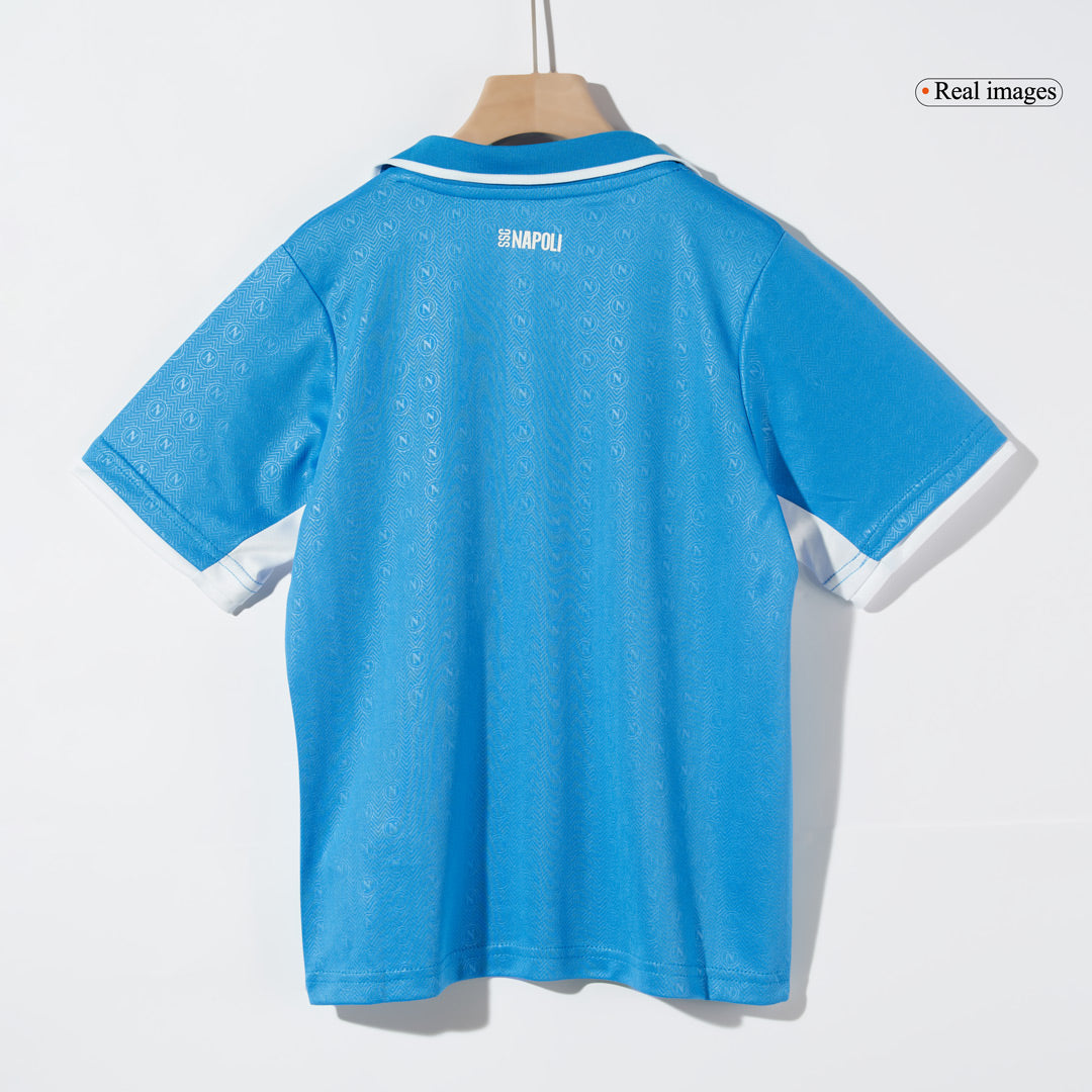Kid's Napoli Home Soccer Jersey Kit(Jersey+Shorts) 2024/25 Nej Dresy Obchod
