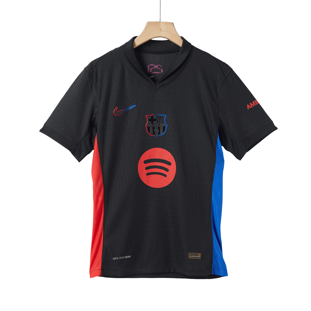 Player Version Barcelona Away Soccer Jersey 2024/25 - Spotify Logo Without Text Nej Dresy Obchod
