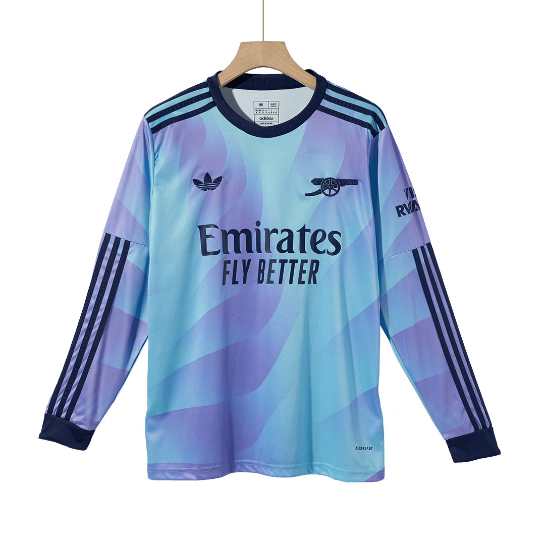 Arsenal Third Away Long Sleeve Soccer Jersey 2024/25 Nej Dresy Obchod