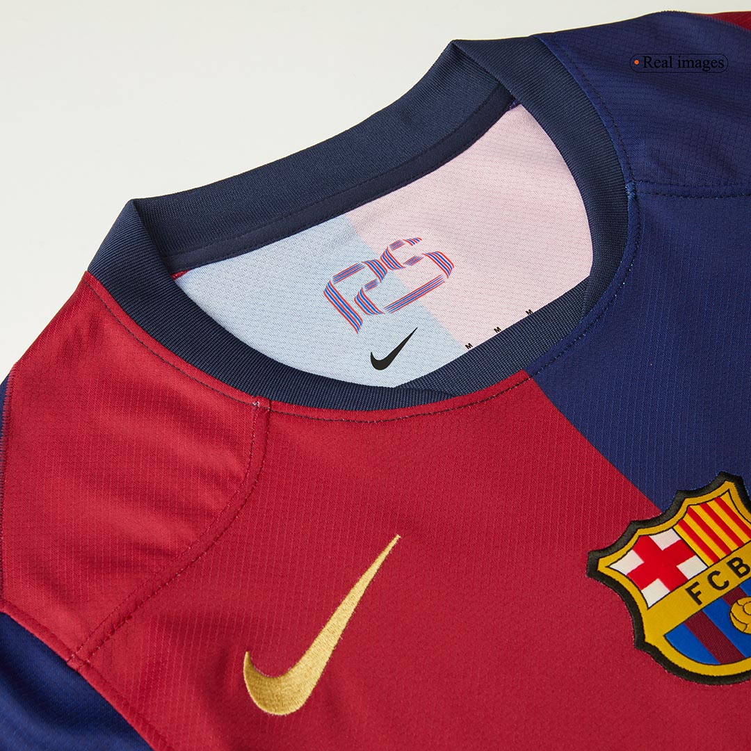 Barcelona Home Soccer Jersey 2024/25-Spotify Logo Without Text Nej Dresy Obchod