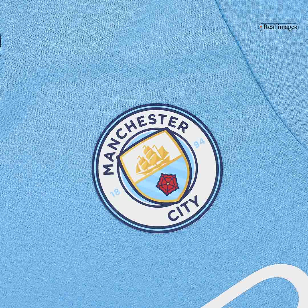 Player Version Manchester City Home Soccer Jersey 2024/25 Nej Dresy Obchod