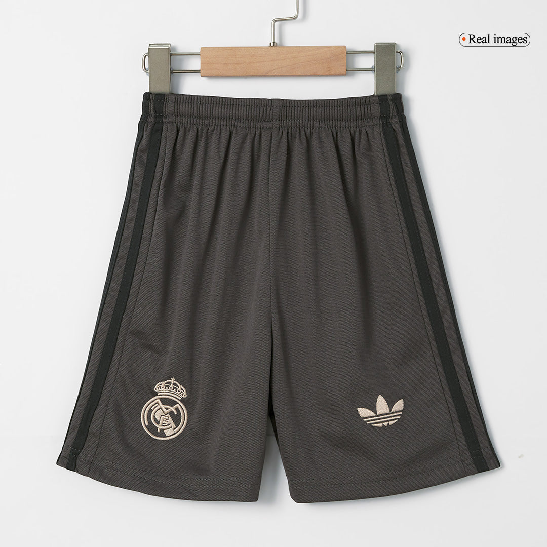 Kid's Real Madrid Third Away Soccer Jersey Kit(Jersey+Shorts) 2024/25 Nej Dresy Obchod