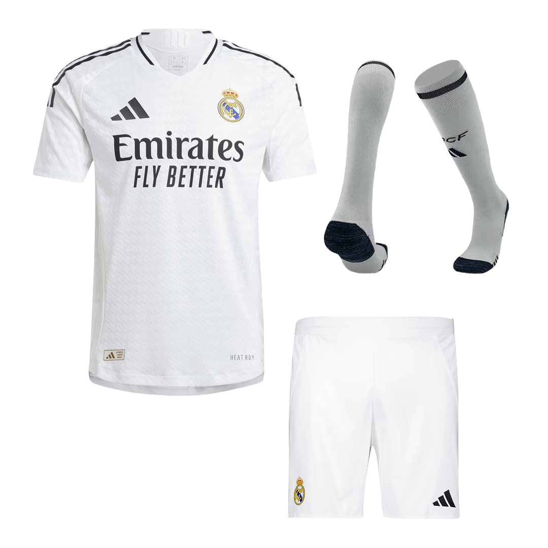 Player Version Real Madrid Home Soccer Jersey Kit(Jersey+Shorts+Socks) 2024/25 Nej Dresy Obchod