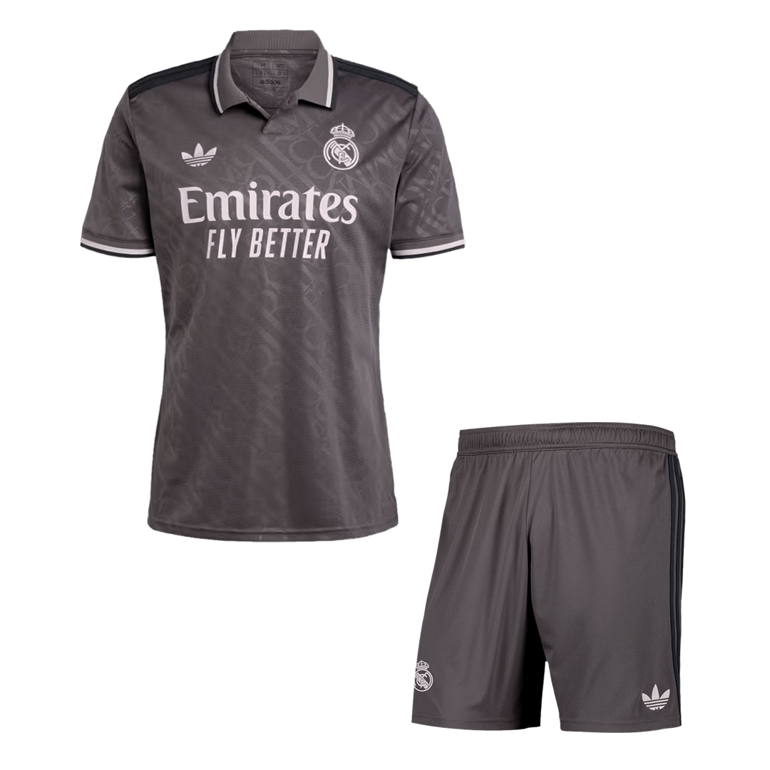 Real Madrid Third Away Soccer Jersey Kit(Jersey+Shorts) 2024/25 Nej Dresy Obchod