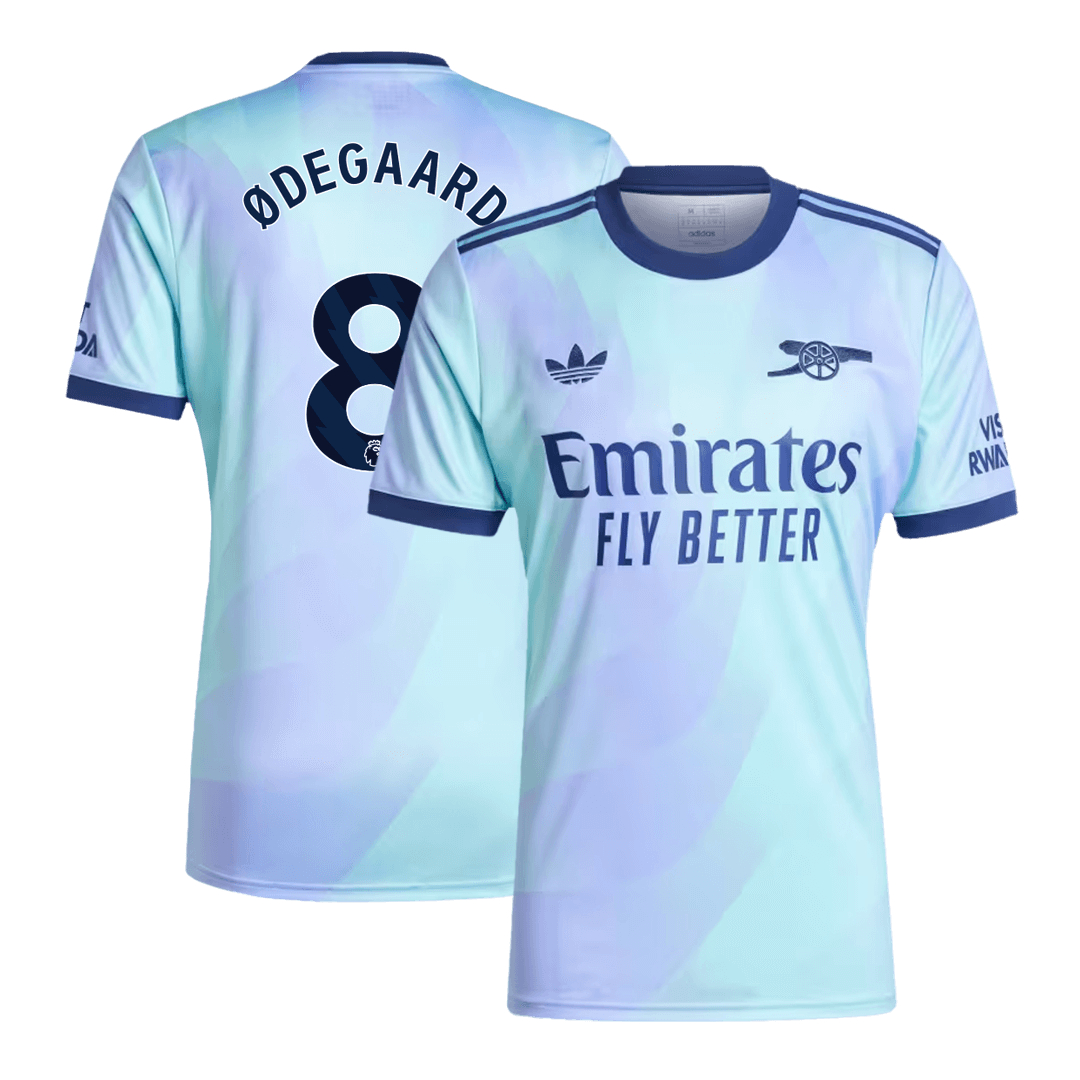 ?DEGAARD #8 Arsenal Third Away Soccer Jersey 2024/25 Nej Dresy Obchod
