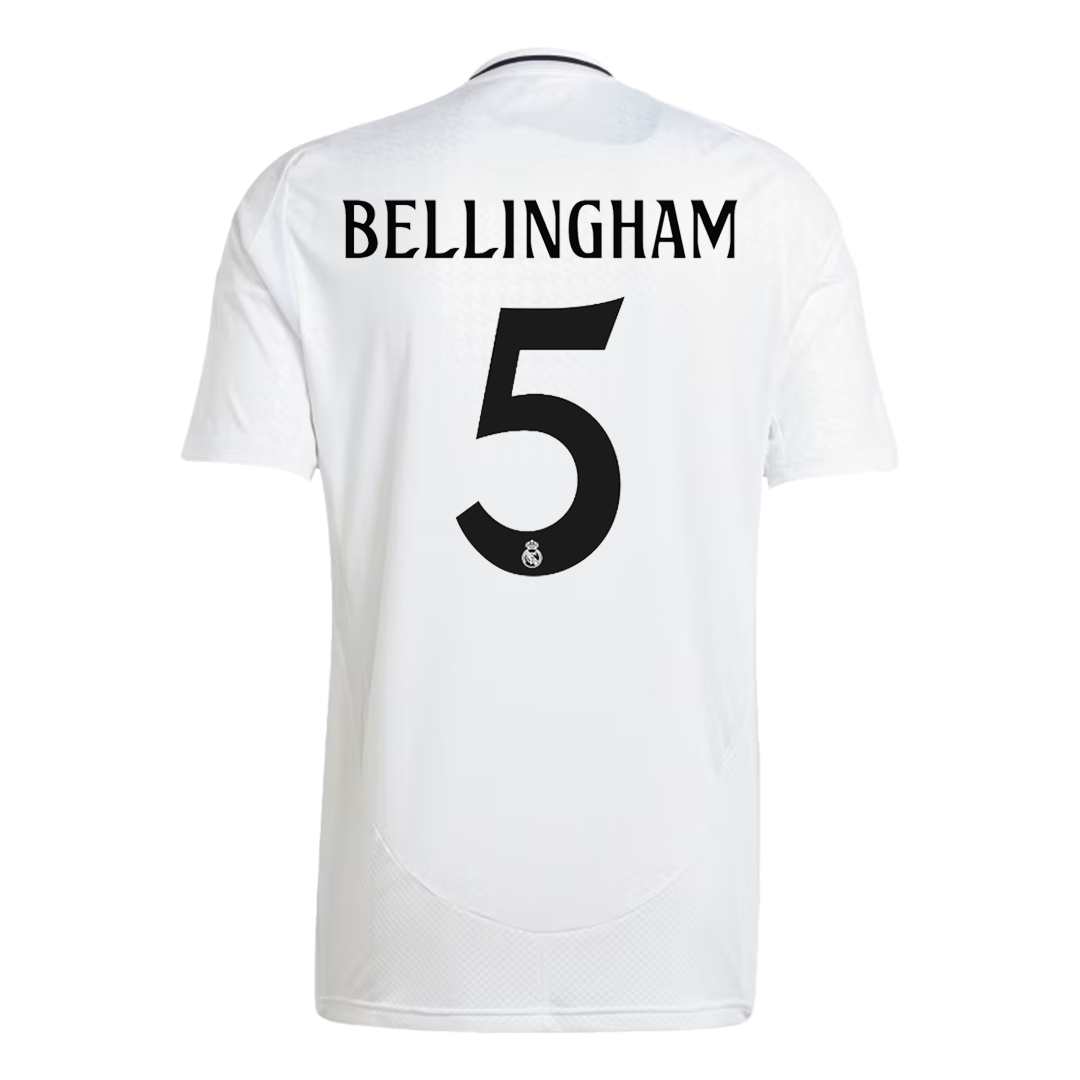 BELLINGHAM #5 Real Madrid Home Soccer Jersey 2024/25 Nej Dresy Obchod