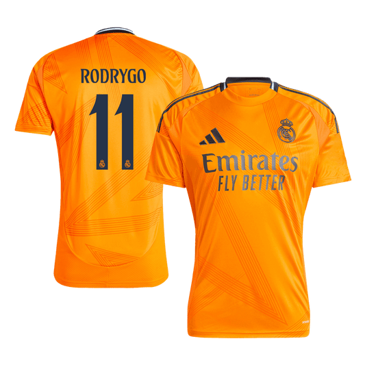 RODRYGO #11 Real Madrid Away  Soccer Jersey 2024/25 Nej Dresy Obchod