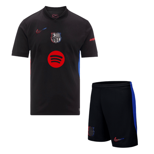 Barcelona Away  Soccer Jersey Kit(Jersey+Shorts) 2024/25 - Spotify Logo Without Text Nej Dresy Obchod