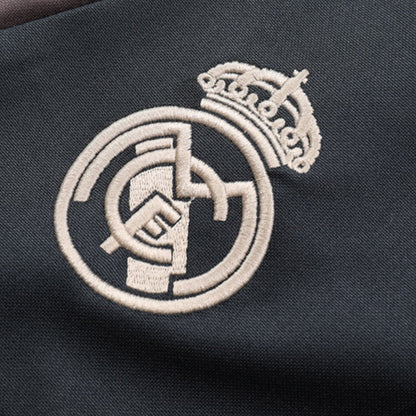Kid's Real Madrid Zipper Sweatshirt Kit(Top+Pants) 2024/25 Nej Dresy Obchod