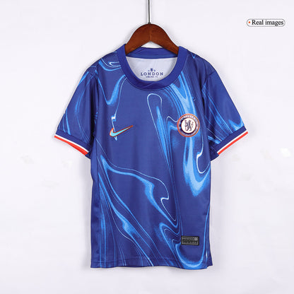 Kid's Chelsea Home  Soccer Jersey Kit(Jersey+Shorts) 2024/25 Nej Dresy Obchod