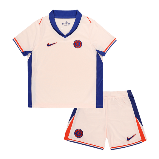 Kid's Chelsea Away  Soccer Jersey Kit(Jersey+Shorts) 2024/25 Nej Dresy Obchod