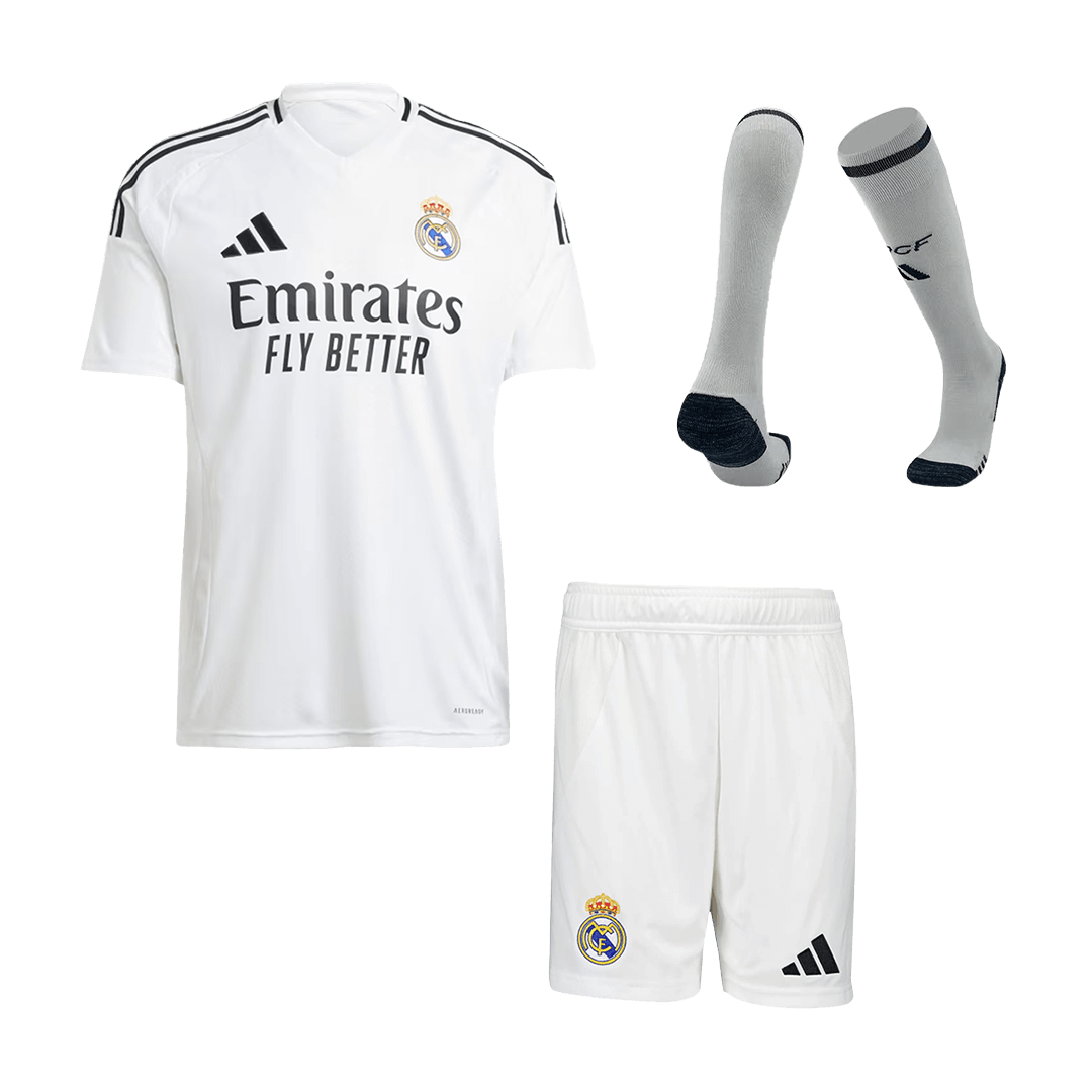 Real Madrid Home  Soccer Jersey Kit(Jersey+Shorts+Socks) 2024/25 Nej Dresy Obchod